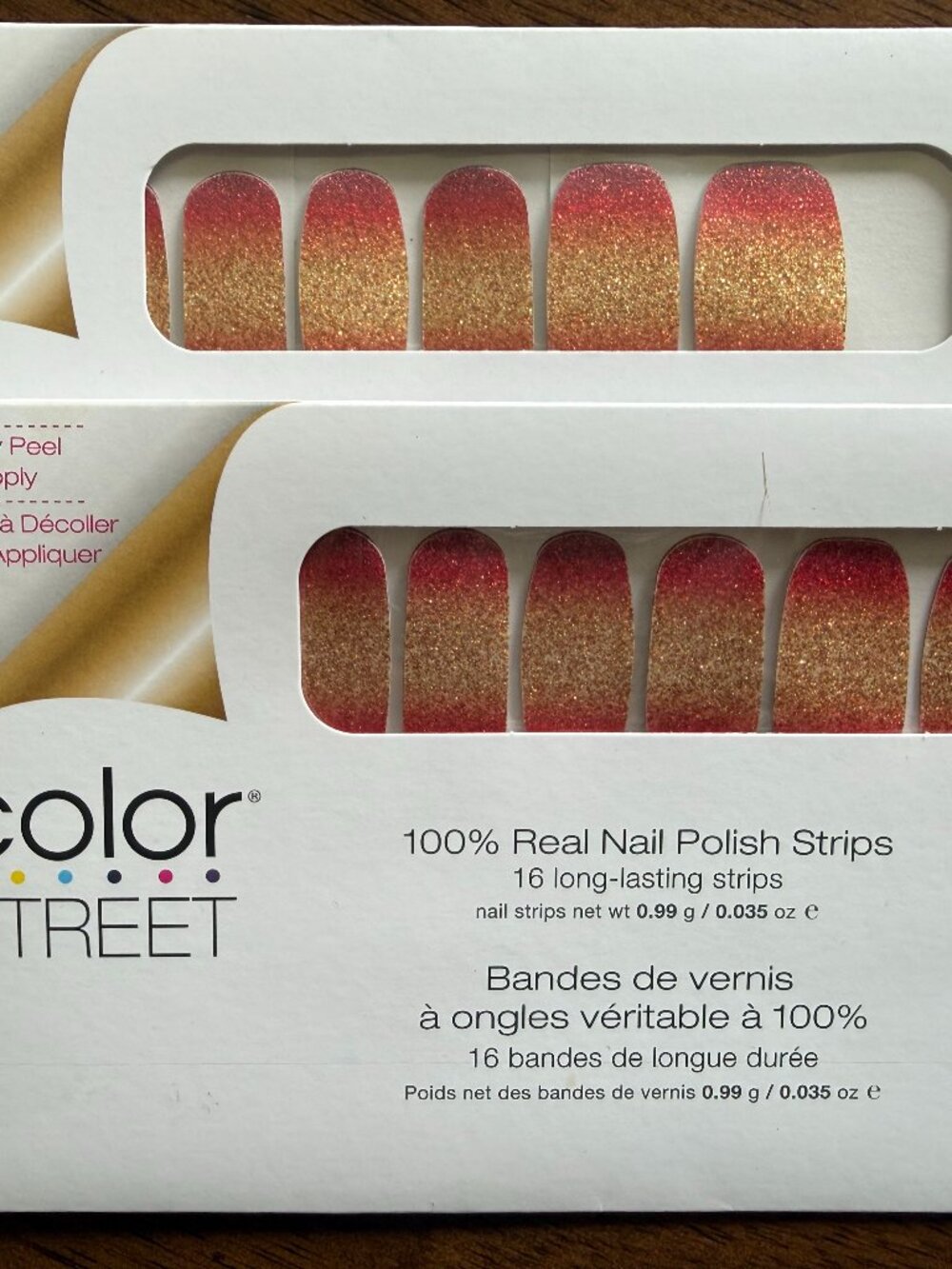 ☀️ Summer Sunset Color Street Duo Matching Set Sunset Boulevard Ombre